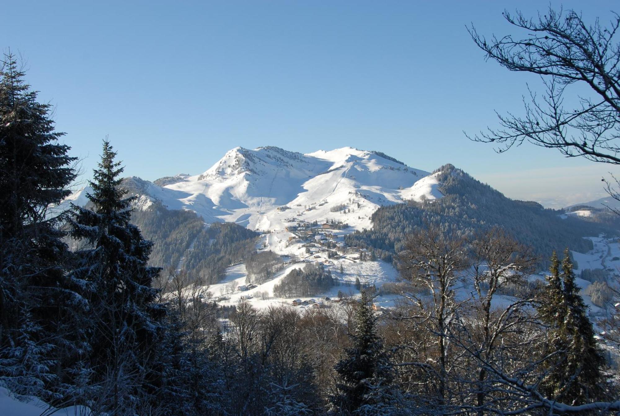 Hotel Les Skieurs Bellevaux ภายนอก รูปภาพ